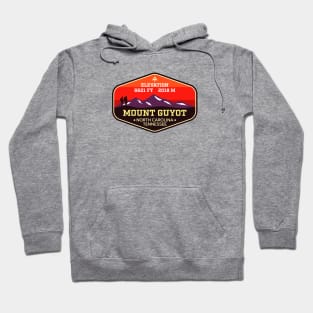 Mount Guyot -  North Carolina / Tennessee - Appalachian Trail Mountain Climbing Badge Hoodie